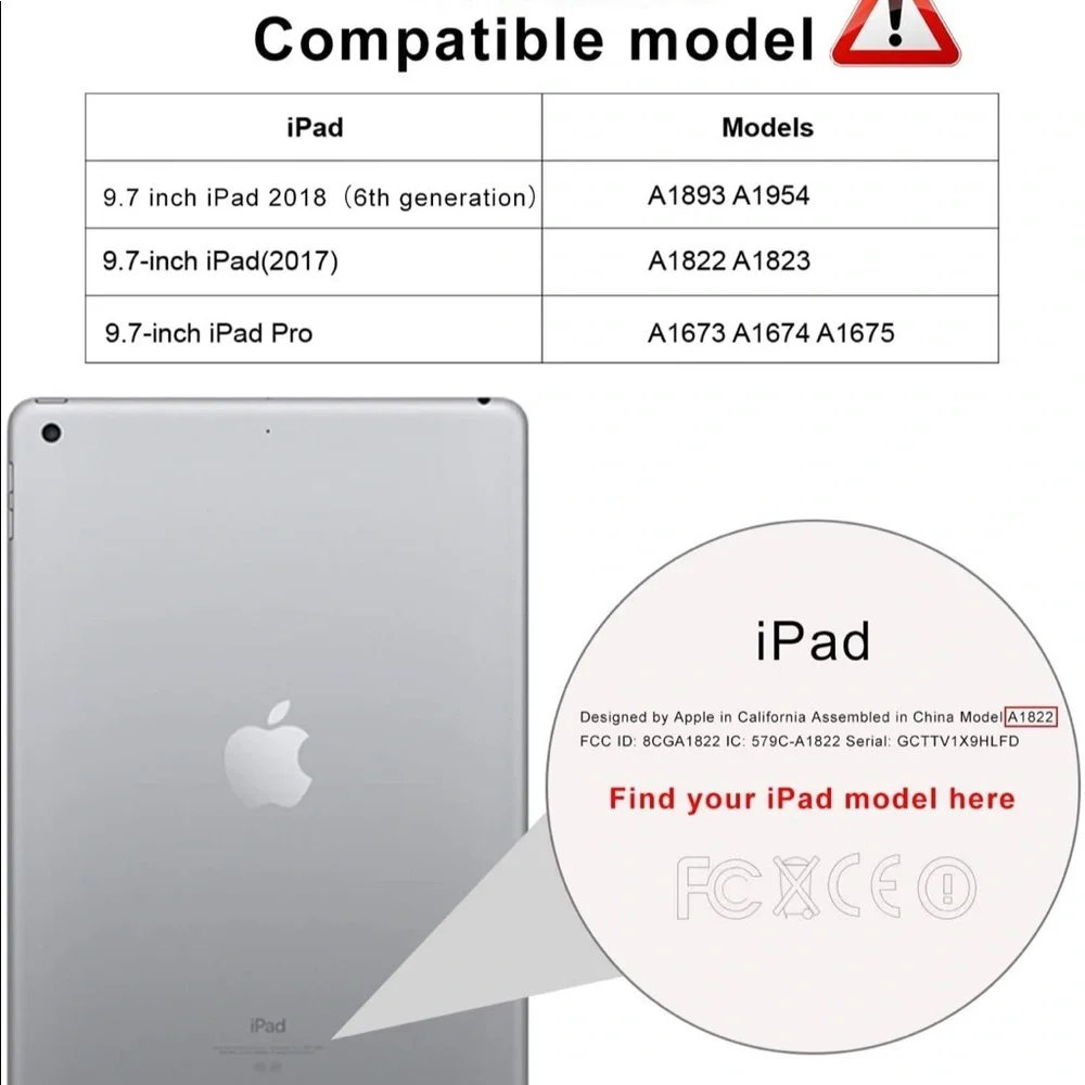 SPARIN 3 Pack Glass Screen Protector Compatible w/ iPad 9.7 inch/iPad Pro 9.7